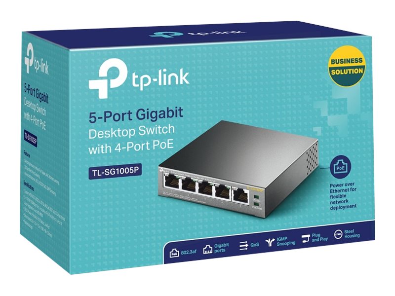 5-Port Gigabit Desktop Switch PoE TP-LINK
