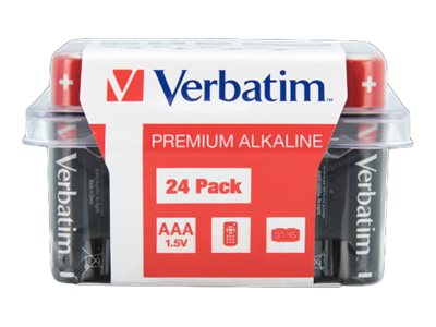 24 Piles - Verbatim - AAA 1.5V LR03