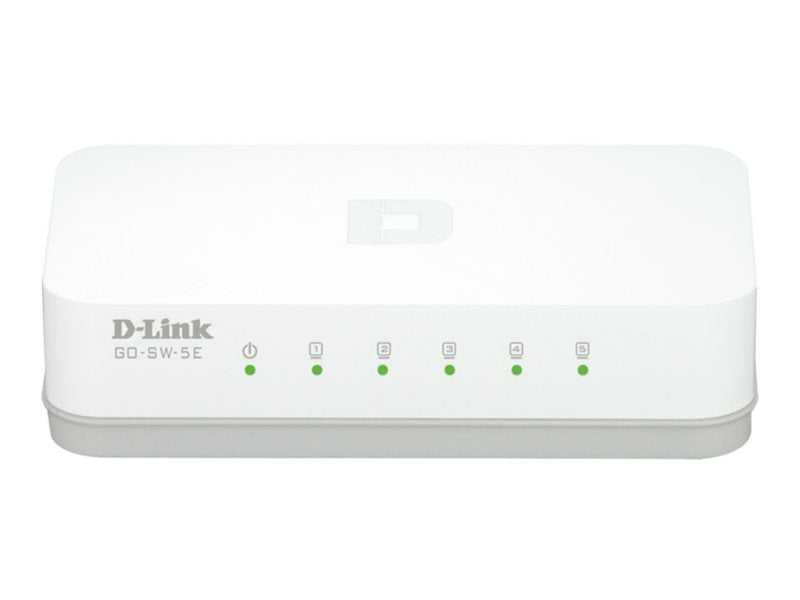 Dlinkgo 5-Port Fast Ethernet Easy Desktop Switch GO-SW-5E