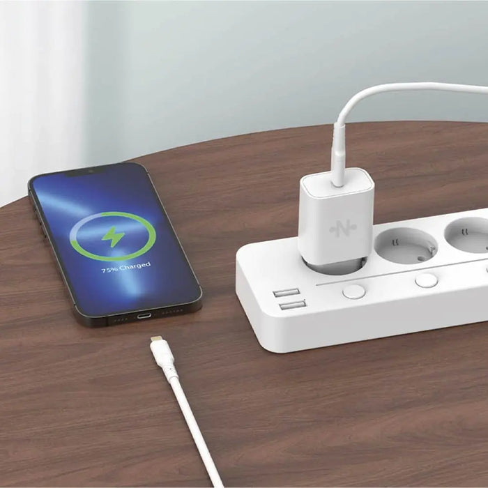 Chargeur Secteur USB-C CONNECT MC-CBC20W 20W Blanc