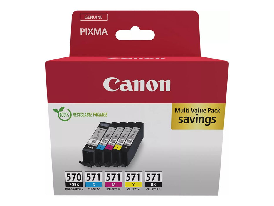 CANON pack 570/571 x5