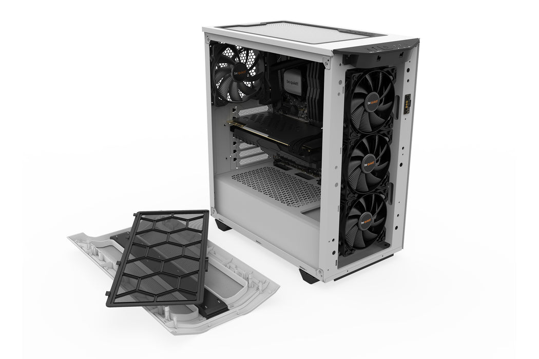BE QUIET PURE BASE 500 DX - MOYEN TOUR SANS ALIM (BLANC, FENETRE)
