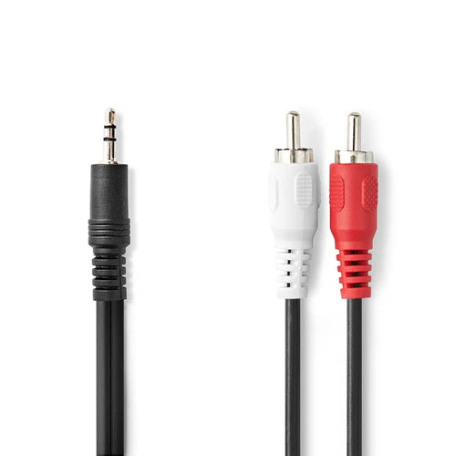 CORDON AUDIO JACK 3.5(M) VERS 2X RCA(M) - 3M