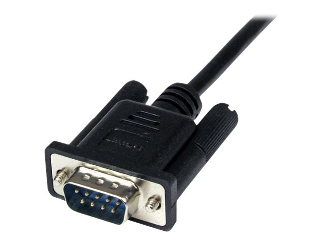 StarTech Cable RS232 DB9 2 m Noir
