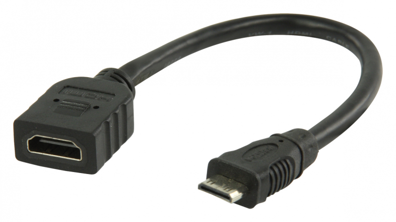 Adaptateur video HDMI (F) vers Mini HDMI (M)