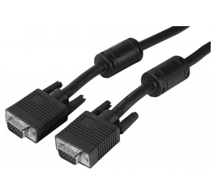 Câble vidéo VGA (M) vers VGA (M) avec ferrite - 10 m, 1080P