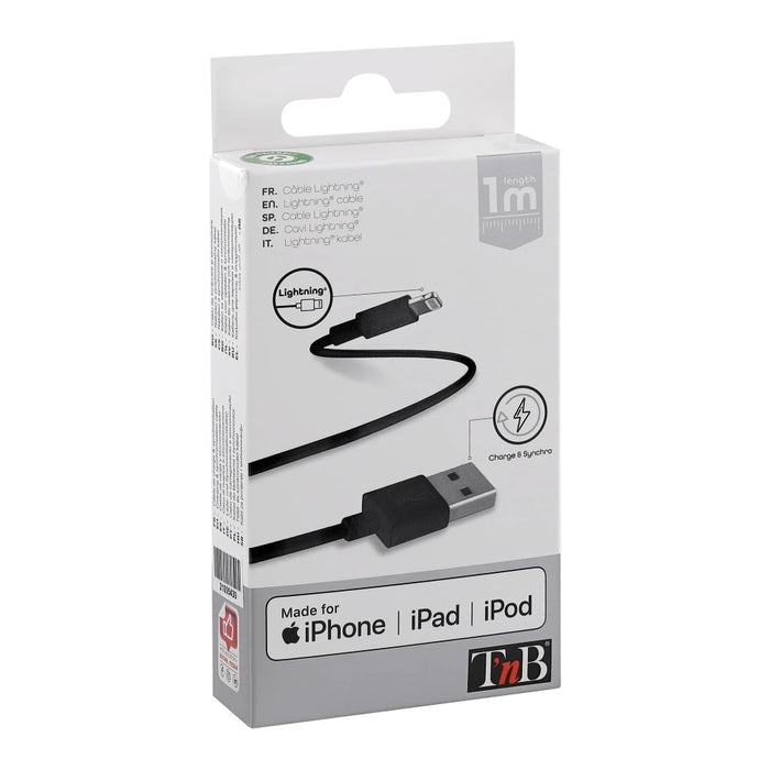 Cable Lightning vers usb 1M