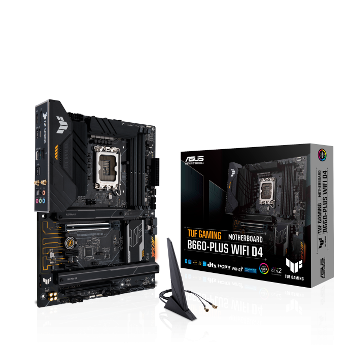 ASUS TUF GAMING B660-PLUS WIFI D4 (iB660,S1700,DDR4,PCI-E,ATX)