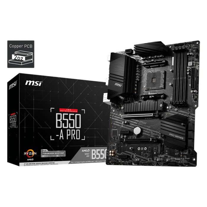 MSI B550-A PRO (AMD B550,AM4,DDR4,PCI-E,ATX)