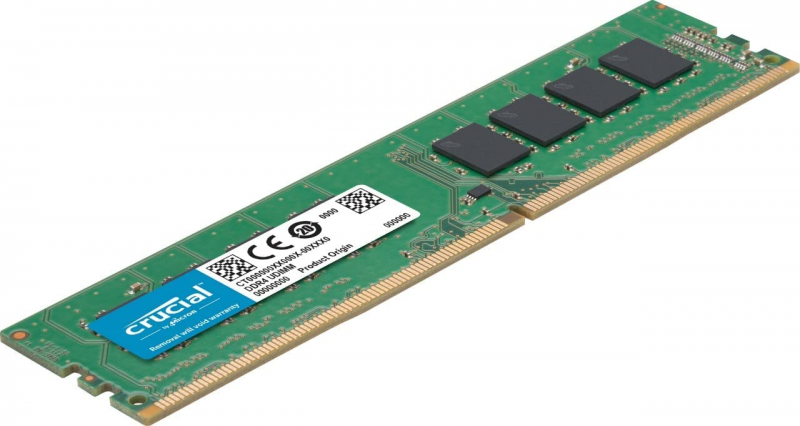 CRUCIAL UDIMM DDR4 - 4G - 2666MHZ (CL19, 1.2V)