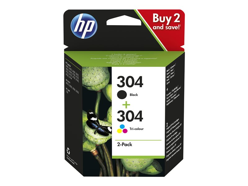 HP 304 Combo 2-Pack